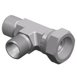 Гидравлический фитинг - SCB series - WUXI SAMWAY CO.,LTD - резьбовой / тип T / наружная резьба-внутренняя резьба