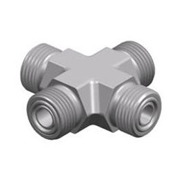 Гидравлический фитинг - SXF JIC series  - WUXI SAMWAY CO.,LTD - резьбовой / крестовидный / наружная резьба