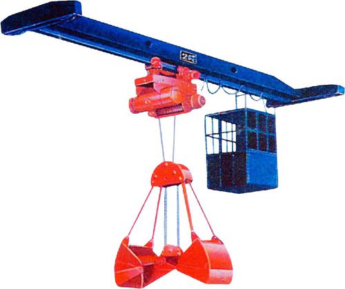Мостовой кран с грейферным захватом - LDZ - Nucleon (Xinxiang) Crane Co., Ltd. - однобалочный / с легкой подъемной системой / для легкого груза