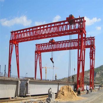 Козловой кран на рейке - MH - Nucleon (Xinxiang) Crane Co., Ltd. - для гражданского строительства / для сварки / для цеха