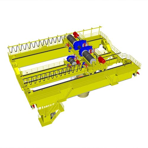 Двухбалочный мостовой кран - YZ - Nucleon (Xinxiang) Crane Co., Ltd. - с легкой подъемной системой / для интенсивного использования / для подъема расплавленного металла