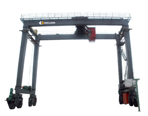 Колесный козловой кран - RTG - Nucleon (Xinxiang) Crane Co., Ltd. - для контейнера / двухбалочный / для высоких нагрузок