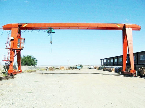 Козловой кран на рейке - MH - Nucleon (Xinxiang) Crane Co., Ltd. - для гражданского строительства / для цеха / однобалочный