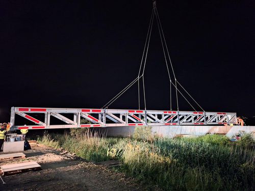 Переходной мостик из стеклопластика - S - P-TREX - из перерабатываемых материалов