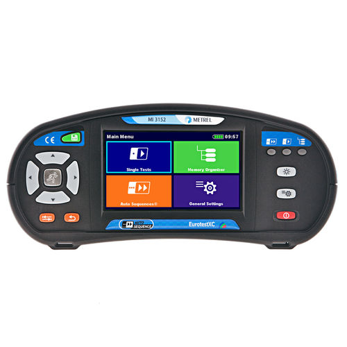 Тестер напряжения - MI 3152 EurotestXC - METREL - непрерывности / сопротивления изоляции / порядка чередования фаз