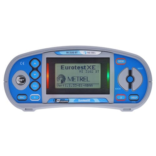 Тестер напряжения - MI 3102 BT EurotestXE - METREL - непрерывности / сопротивления изоляции / порядка чередования фаз