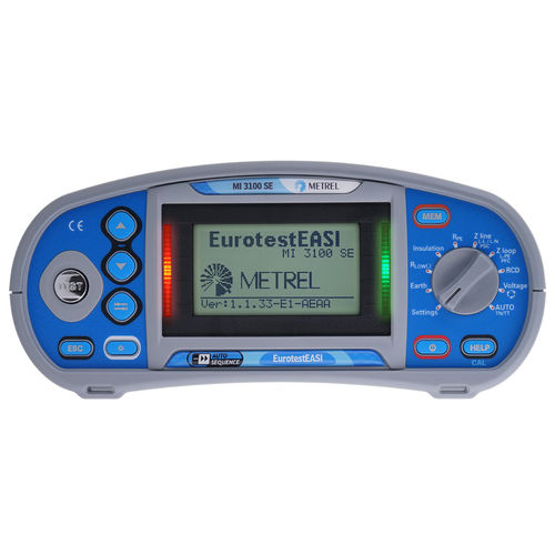Тестер напряжения - MI 3100 SE EurotestEASI  - METREL - непрерывности / сопротивления изоляции / порядка чередования фаз