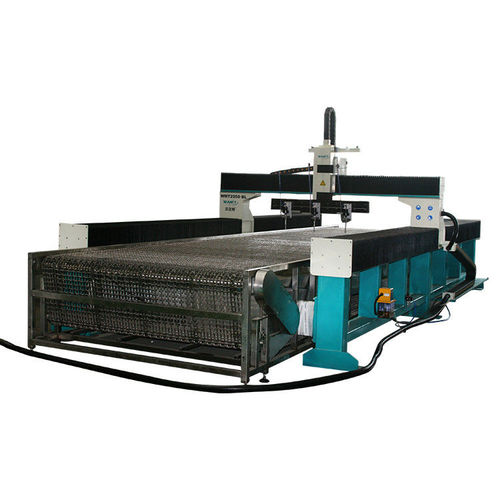 Станок для резки струей воды - WMT2060-AL - Shandong Wami CNC Technology Co., Ltd. - ЧПУ / с сервоприводом / с верхним козловым краном