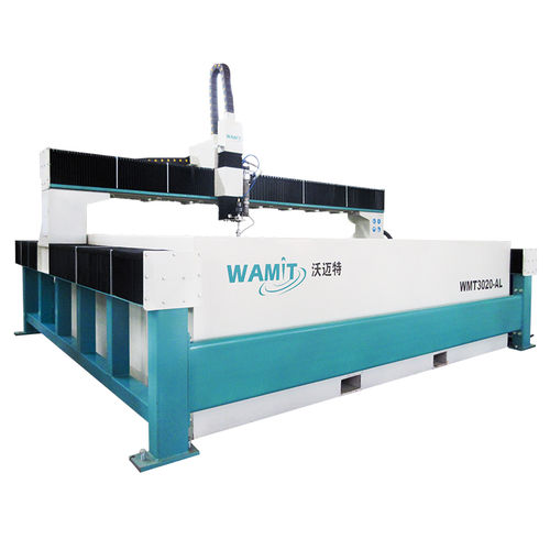 Станок для резки водно-абразивной струей - WMT2030-AL - Shandong Wami CNC Technology Co., Ltd. - струей чистой воды / для металла / для пластиковых материалов