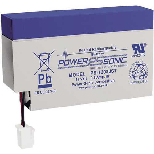 Аккумулятор VRLA - PS-1208JST FR - Power-Sonic - прямоугольный / 12 В / для ИБП