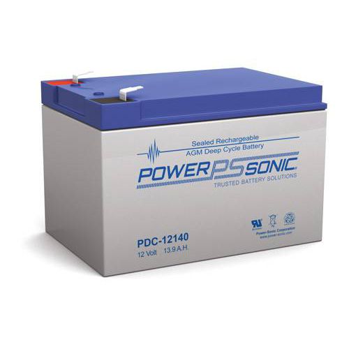 Аккумулятор глубокого разряда - PDC-12140 - Power-Sonic - VRLA / прямоугольный / 12 В