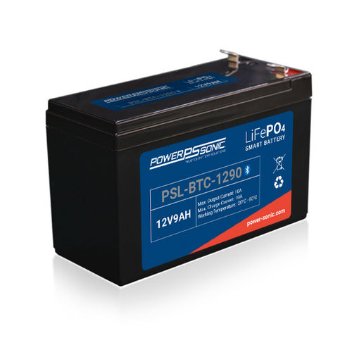 Аккумулятор LiFePO4 - PSL-BTC-1290 - Power-Sonic - прямоугольный / 12 В / UL