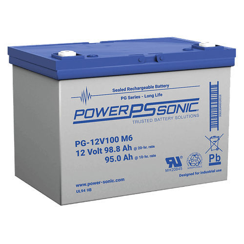 Аккумулятор VRLA - PG-12V100 - Power-Sonic - прямоугольный / 12 В / для ИБП