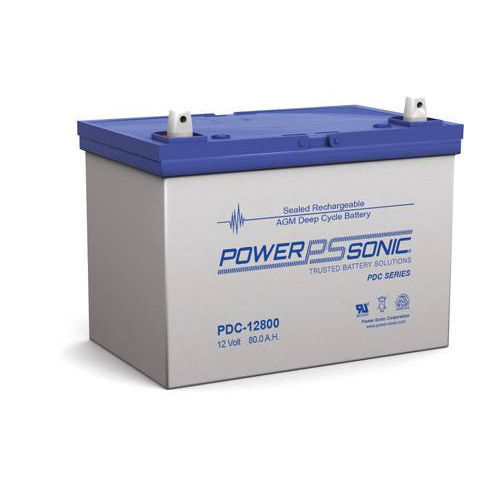 Аккумулятор глубокого разряда - PDC-12800 - Power-Sonic - VRLA / прямоугольный / 12 В