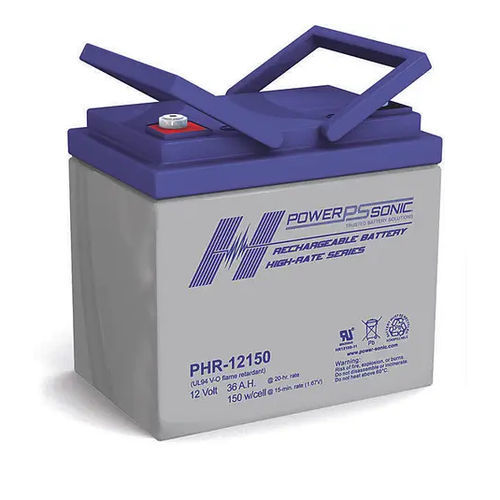 Аккумулятор VRLA - PHR-12150 - Power-Sonic - прямоугольный / 12 В / для ИБП