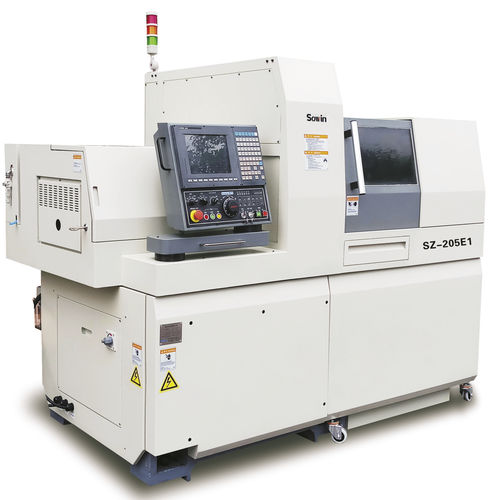 Токарный автомат ЧПУ - SZ-205E1  - Shenzhen Sowin Precision Machine Tool Co., Ltd - 5 осей / универсальный / с двумя стержнями