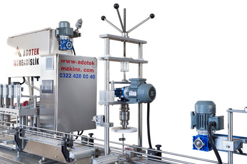Ротационное устройство закупорки бутылок - ADK 311 - Adotek Machine - полностью автоматическое / для бутылок / линейное
