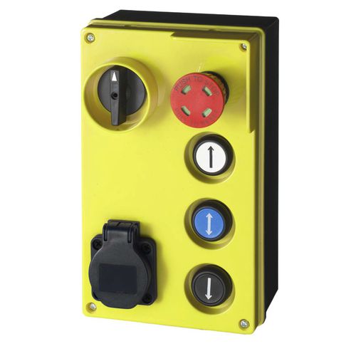 Кнопочный переключатель 5 кнопок - EMS Electro Mecanicals Systems - IP65 / с аварийной остановкой / двухтактный