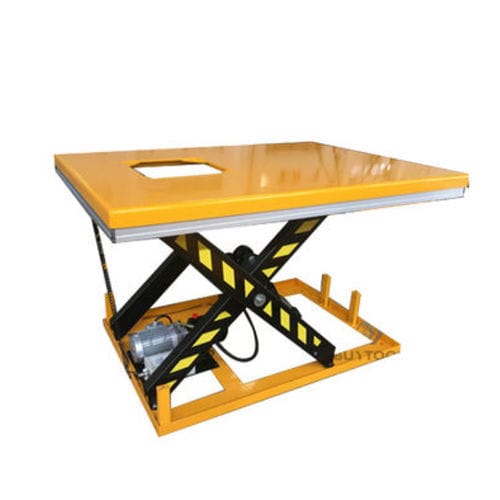 Ножничный подъемный стол - HW4004 - Buytool Industrial Equipment Co., Ltd - электрический / с ручным управлением / стационарный