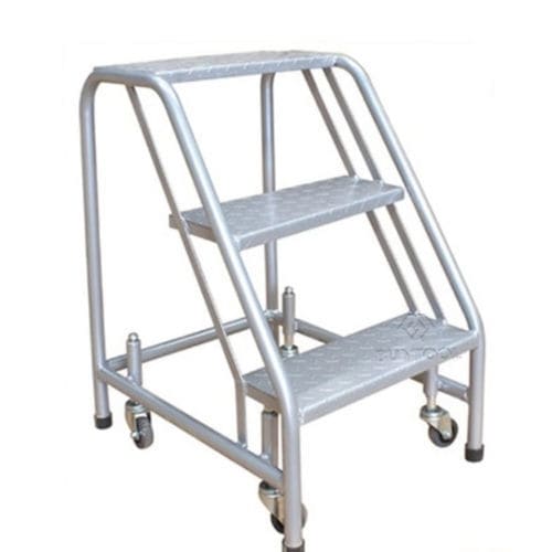 Выдвижная лестница из стали - RL203 - Buytool Industrial Equipment Co., Ltd - с платформой / подвижная / фиксированная