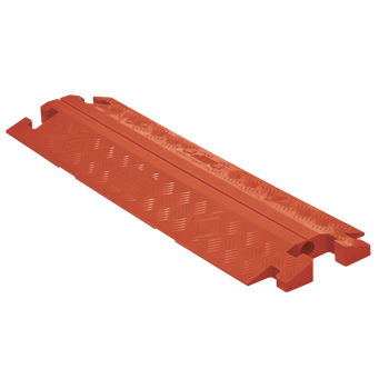 Защита для кабелей для проезда транспортных средств - CP1X125-GP - Linebacker Safety - напольное крепление / из полиуретана