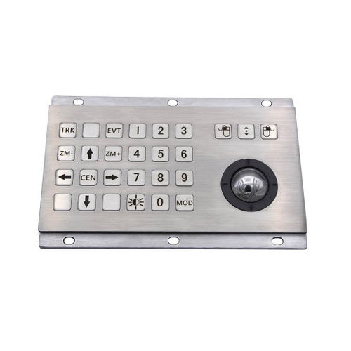 Встраиваемая клавиатура - D-8316 - ShenZhen DAVO Electronics Co., Ltd - с механическими клавишами / с трекболом / промышленная