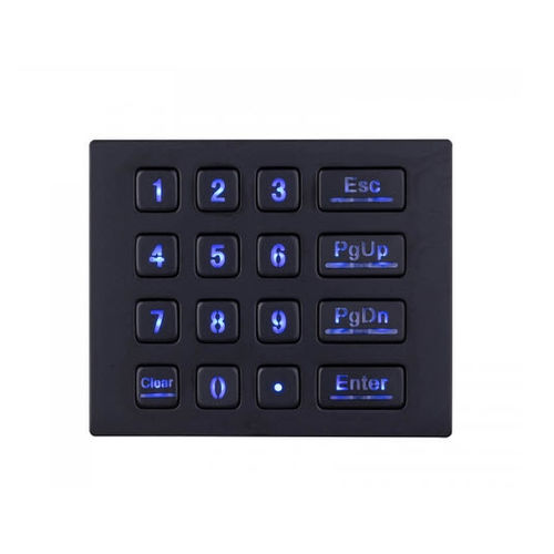 Цифровая клавиатура 16 клавиш - D-8281B - ShenZhen DAVO Electronics Co., Ltd - встраиваемая / из металла / из нержавеющей стали