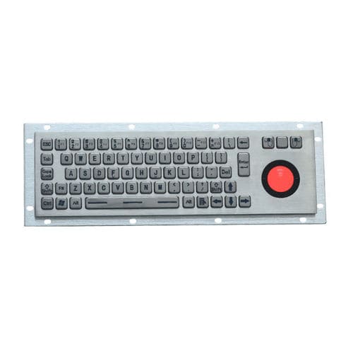 Встраиваемая клавиатура - D-8635G-BG  - ShenZhen DAVO Electronics Co., Ltd - с механическими клавишами / с трекболом / промышленная