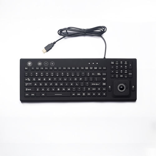 Клавиатура для письменного стола - D-87S - ShenZhen DAVO Electronics Co., Ltd - с механическими клавишами / с трекболом / промышленная