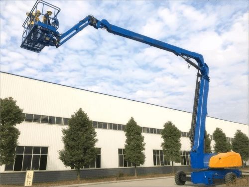 Дизельный шарнирный подъемник - G-RZ47 - Jinan Gradin Machinery Co., Ltd. - колесный