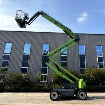 Электрический шарнирный подъемник - G-V18 - Jinan Gradin Machinery Co., Ltd. - колесный / для строительства / компактный