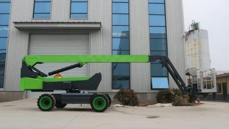 Электрический телескопический подъемник - G-J20 - Jinan Gradin Machinery Co., Ltd. - колесный