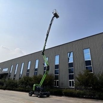 Электрический шарнирный подъемник - G-V16 - Jinan Gradin Machinery Co., Ltd. - колесный / для строительства / компактный