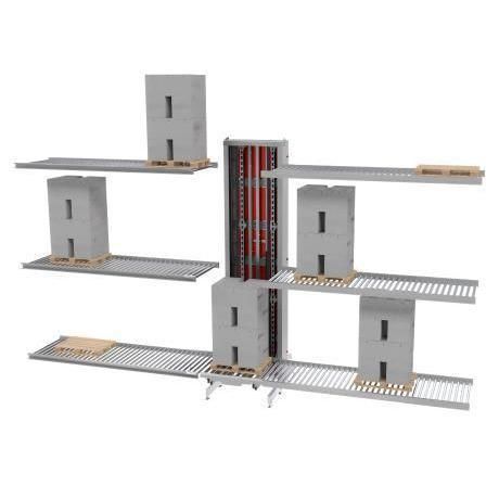 Грузовой подъемник для поддонов - Jinan Gradin Machinery Co., Ltd. - для конвейера / для высоких нагрузок / для разгрузочно-погрузочных работ