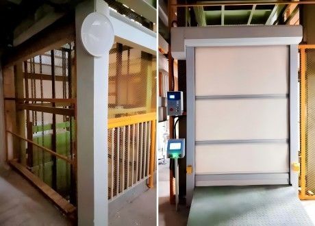 Автоматический грузовой подъемник - Jinan Gradin Machinery Co., Ltd. - механизированный / для промышленности / для складов