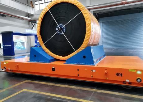 Транспортная AGV - Jinan Gradin Machinery Co., Ltd. - для высоких нагрузок / электрическая / с магнитным управлением