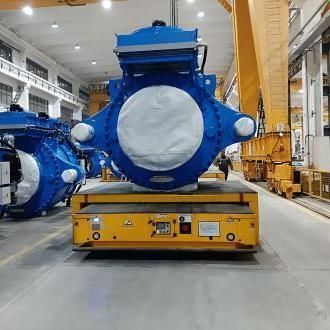 Транспортная AGV - Jinan Gradin Machinery Co., Ltd. - для высоких нагрузок / электрическая / всенаправленная