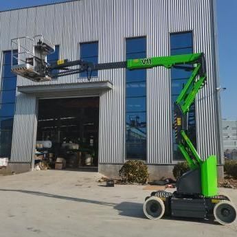 Колесный шарнирный подъемник - G-V11 - Jinan Gradin Machinery Co., Ltd. - самоходный / электрический / для строительства
