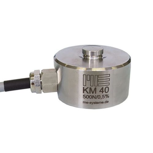 Датчик силы при сжатии - KM40 - ME-Messsysteme GmbH - тип кнопка / из нержавеющей стали