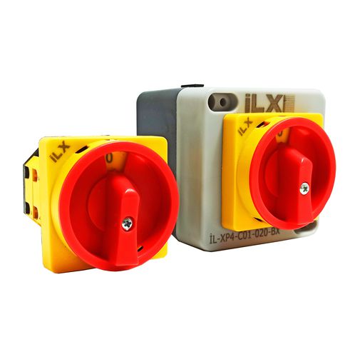 Кулачковый переключатель - ILX-XL/P4-G04-010-BX - İLX MÜHENDİSLİK OTOM. IML. ITH. IHR. SAN. ve TIC. LTD. STI  - 6 полюсов / установленный на панелях / вкл./выкл.