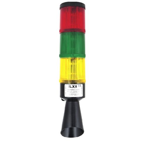 Трехцветная аварийная лампа - ILX &Oslash;67 B series - İLX MÜHENDİSLİK OTOM. IML. ITH. IHR. SAN. ve TIC. LTD. STI  - проблесковая / флеш / постоянная