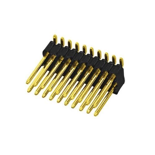 Штыревой разъем наружная резьба - L200XX-XX2XXXXX - Dongguan Lianda Precision Products Co. Ltd - однорядный / двухрядный / прямой