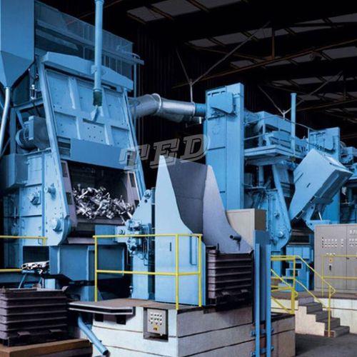 Ленточный дробеструйный аппарат - Qingdao Ted Machinery - для металла