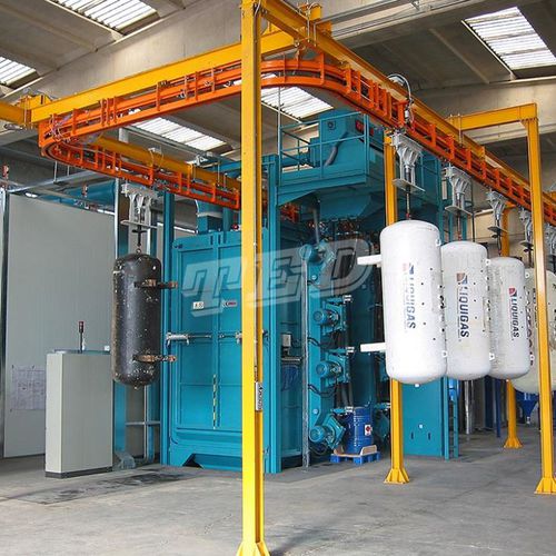 Дробеструйный аппарат с крюком - Qingdao Ted Machinery - для металла / непрерывного действия