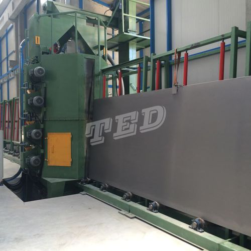 Дробеструйный аппарат с ручным управлением - Qingdao Ted Machinery - для металла / вертикальный