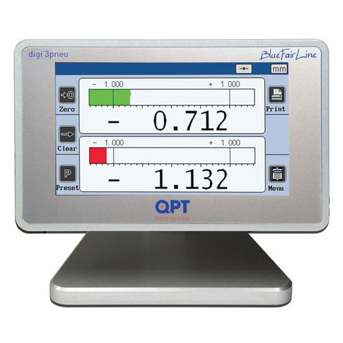 Индикатор с сенсорным экраном - digi 1pneu - QPT GmbH - компактный / RS-232 / USB