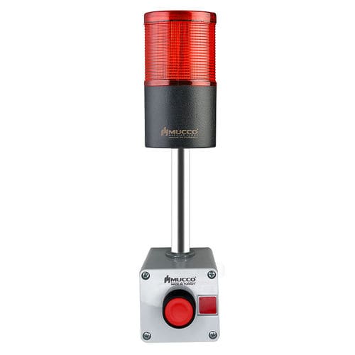 Световая колонна LED - SNT-70A-FB1-1-10U - MUCCO  Warning Lights - проблесковая / IP65 / с зуммером
