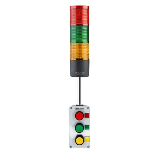 Световая колонна LED - SNT-70A-FB3-10U - MUCCO  Warning Lights - проблесковая / 3-цветная / IP65