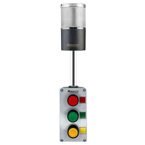 Световая колонна LED - SNT-70A-B-RGB-10U - MUCCO  Warning Lights - проблесковая / 3-цветная / IP65