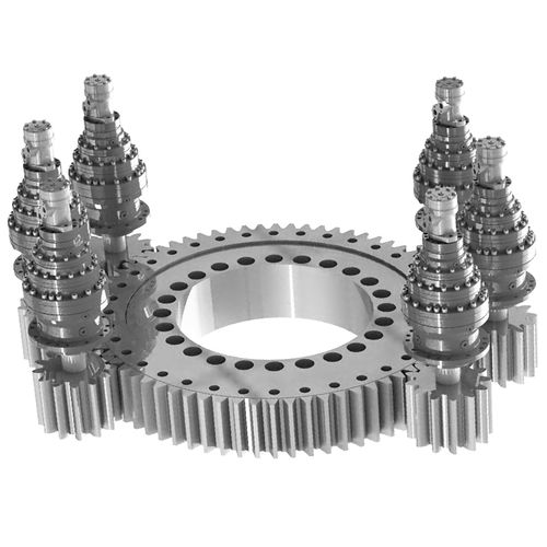 Опорно-поворотное устройство с наружным зацеплением - 01 - XUZHOU FENGHE SLEWING BEARING CO.,LTD - шариковое / однорядная / двухрядное